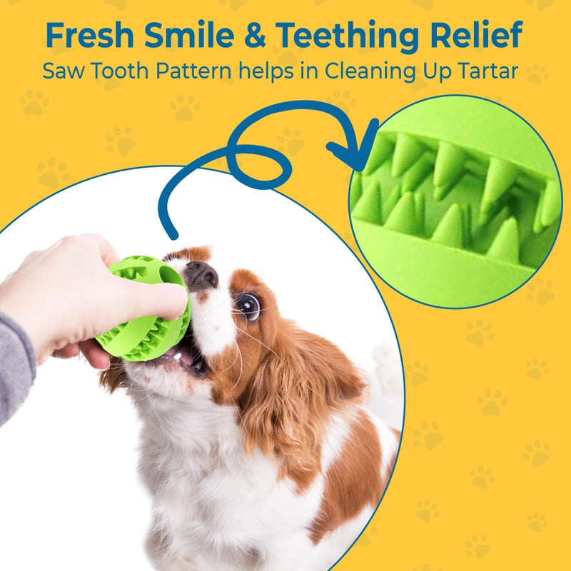 SunGrow 2-Pack Dog Treat Balls, Puzzle Food Interactive Treat Dispensers, Hide Treats Inside, Puppy Treat Dispensers for Training, Small Dog Enrichment Balls for Boredom, Mental Stimulation for Puppy - Image 5
